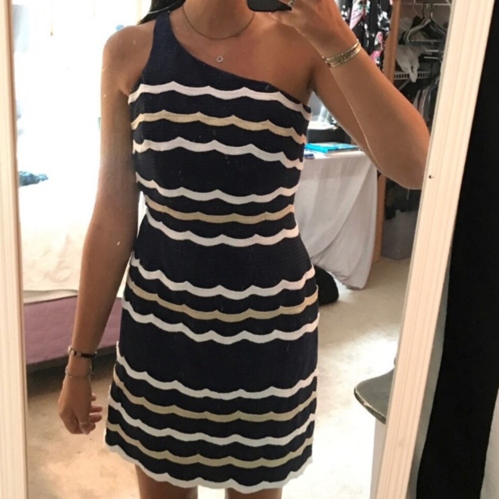 Lilly Pulitzer One Shoulder Tylar Dress